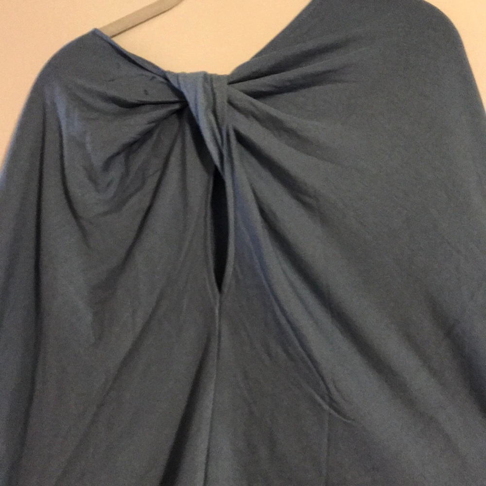 Lou & Grey Light Blue Sweatshirt with Peephole
